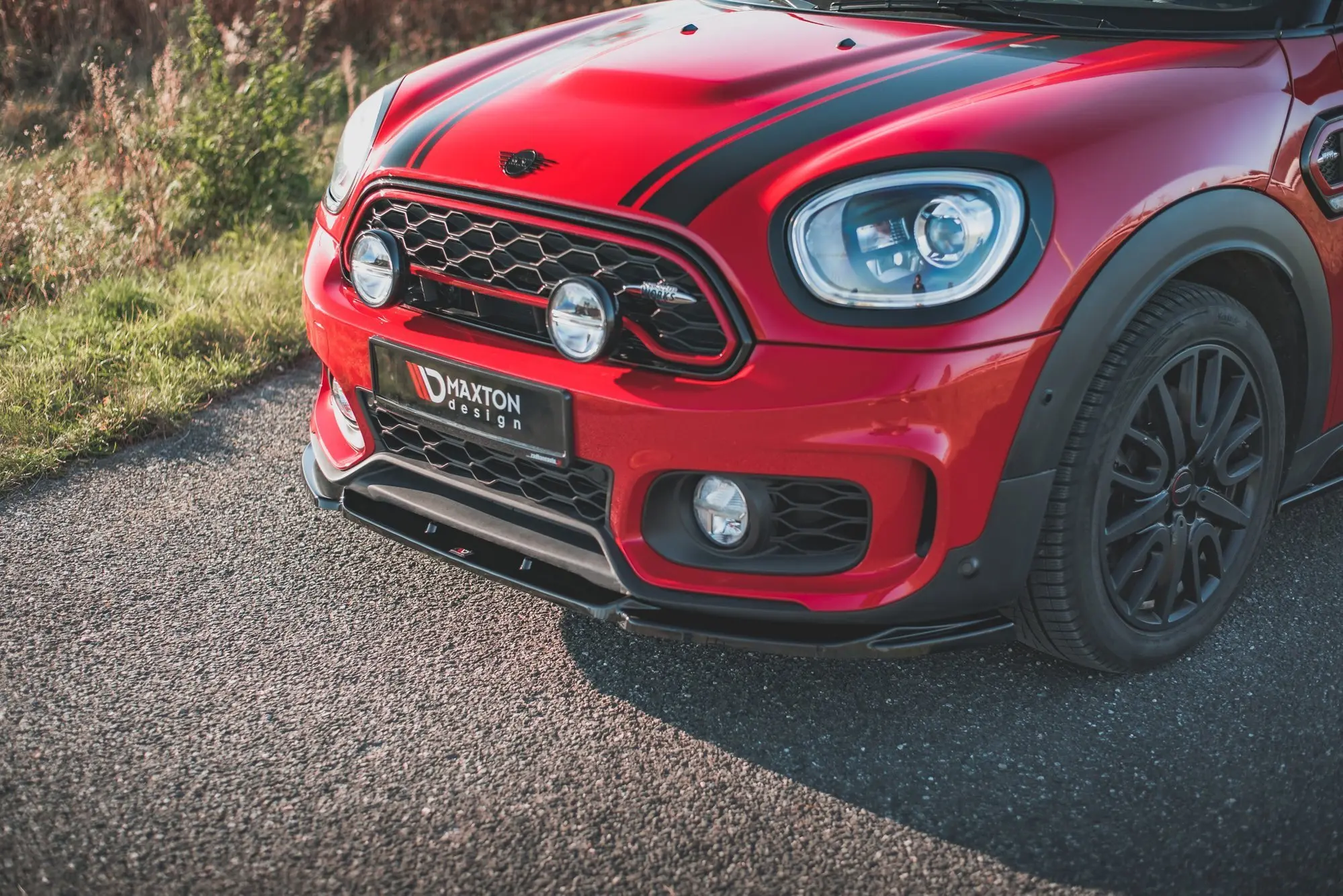 Frontspoiler Mini Countryman II F60 (John Cooper Works) Facelift 2020-> | V.2 Glossy Black Edition – bilde 4