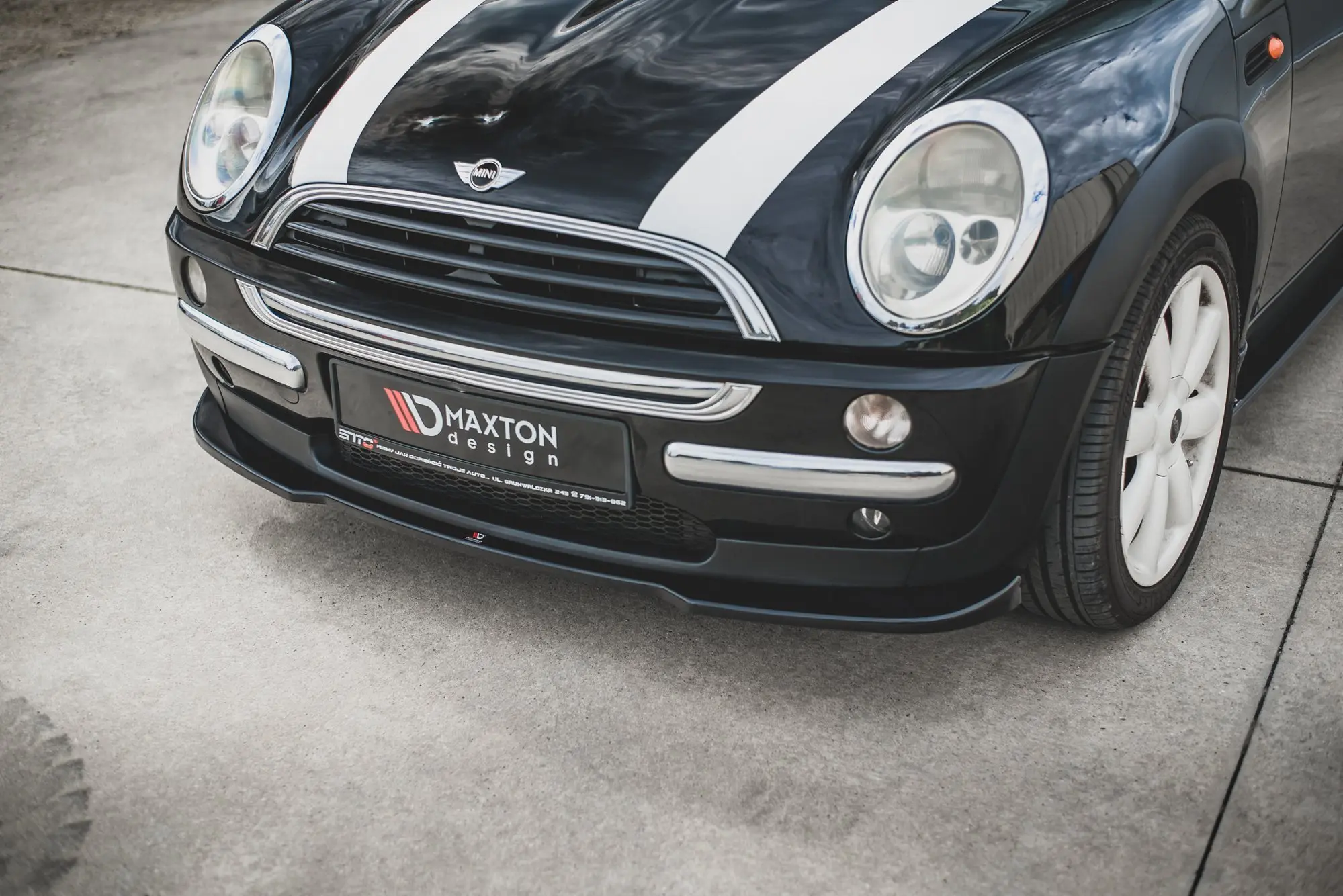 Frontspoiler Mini One I / Cooper I 2001 - 2006 | Glossy Black Edition – bilde 2