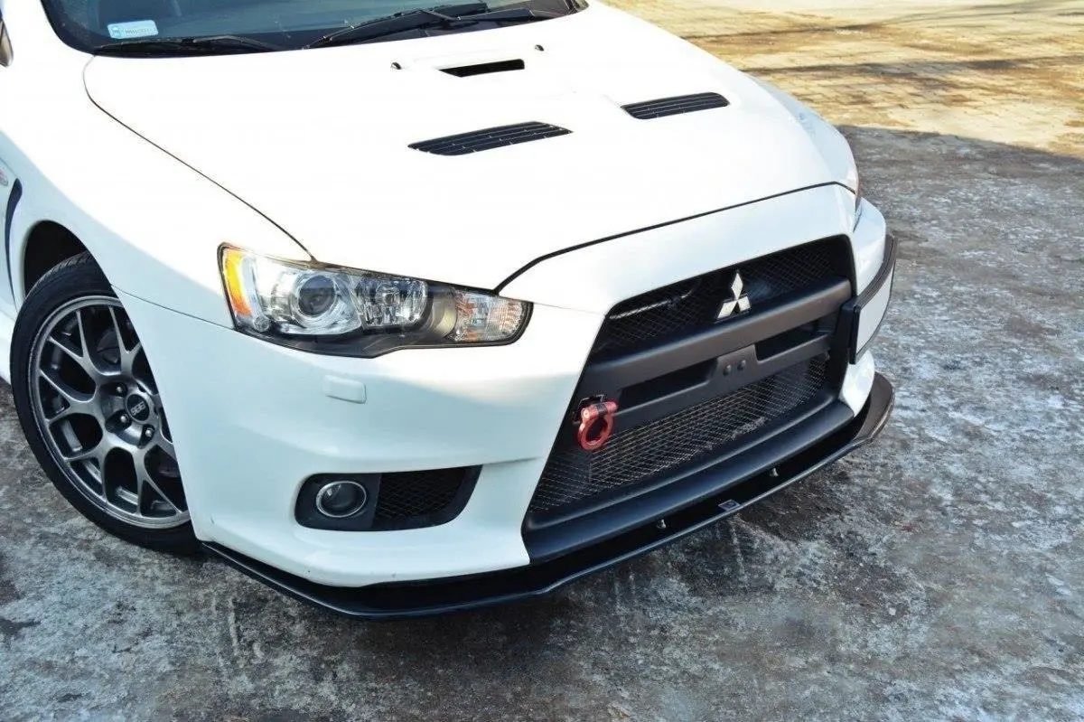 Frontspoiler Mitsubishi Lancer Evo X 2007-2015 | V.1 Glossy Black Edition