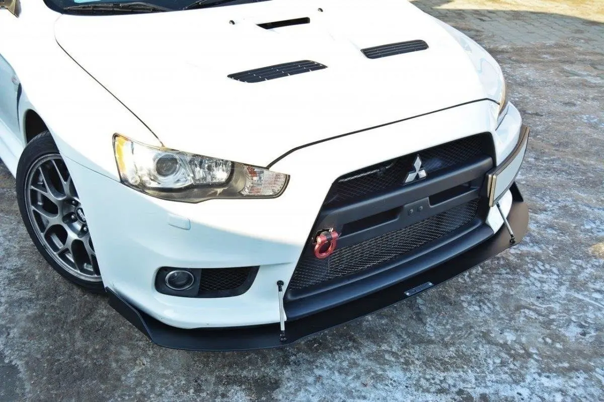 Frontspoiler Mitsubishi Lancer Evo X 2007-2015 | V.1 Racing Black Edition