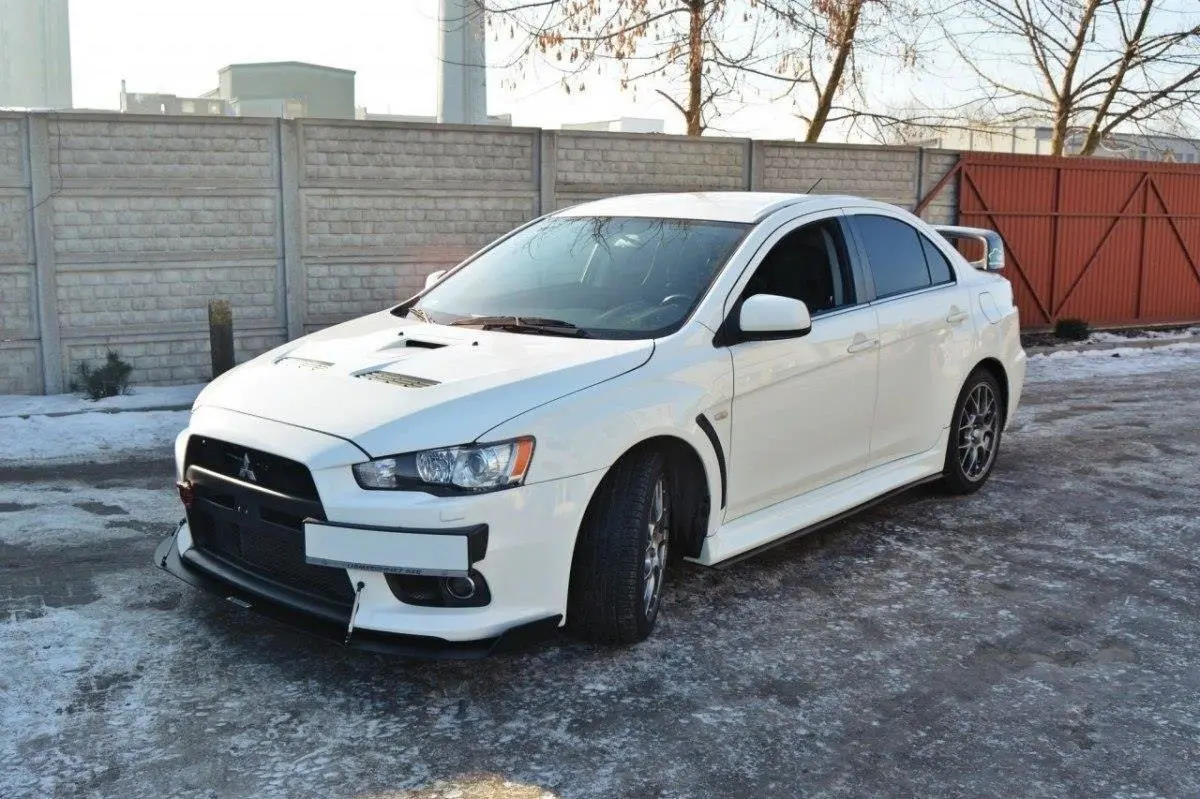 Frontspoiler Mitsubishi Lancer Evo X 2007-2015 | V.1 Racing Black Edition – bilde 5