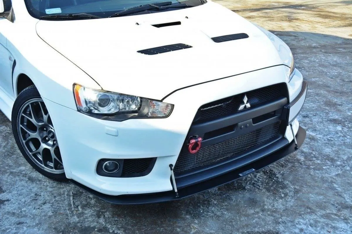 Frontspoiler Mitsubishi Lancer Evo X 2007-2015 | V.2 Racing Black Edition