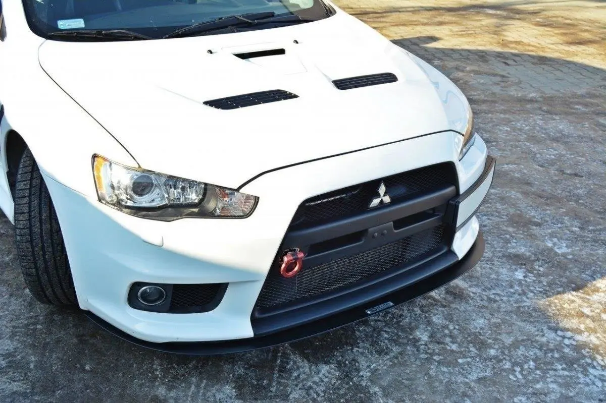 Frontspoiler Mitsubishi Lancer Evo X 2007-2015 | V.3 Racing Black Edition