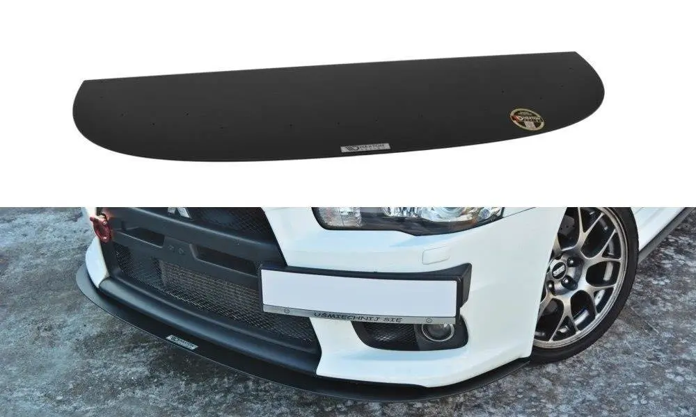Frontspoiler Mitsubishi Lancer Evo X 2007-2015 | V.3 Racing Black Edition – bilde 2