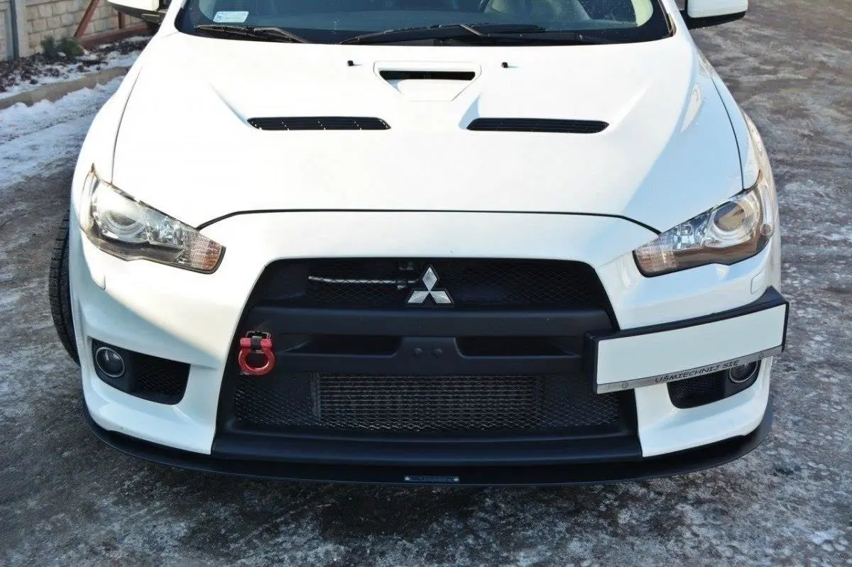 Frontspoiler Mitsubishi Lancer Evo X 2007-2015 | V.3 Racing Black Edition – bilde 3