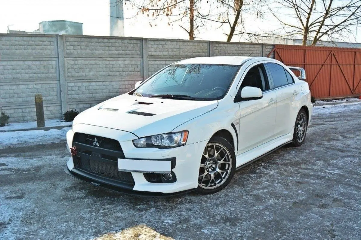 Frontspoiler Mitsubishi Lancer Evo X 2007-2015 | V.3 Racing Black Edition – bilde 4