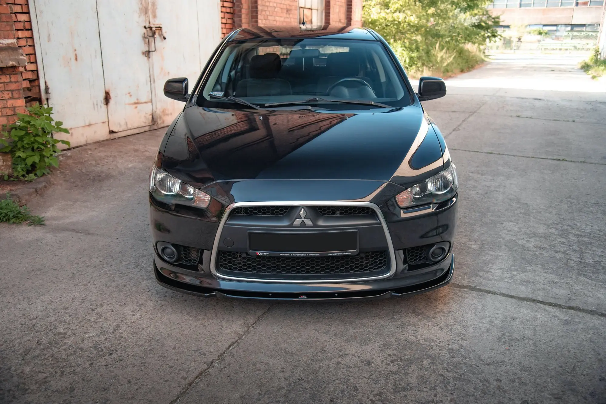 Frontspoiler Mitsubishi Lancer VIII 2007 - 2017 │ Glossy Black Edition