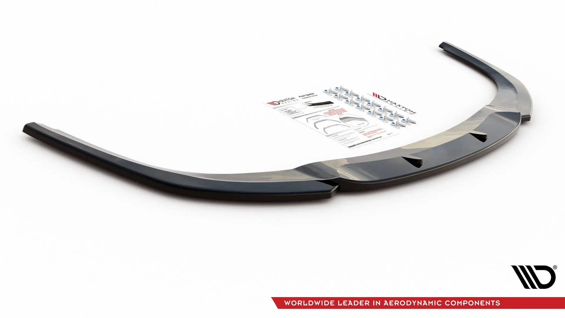 Frontspoiler Mitsubishi Lancer VIII 2007 - 2017 │ Glossy Black Edition – bilde 4