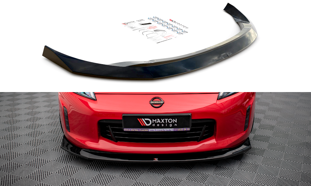 Frontspoiler Nissan 370Z Facelift 2012-2020 | V.1 Glossy Black Edition – bilde 3