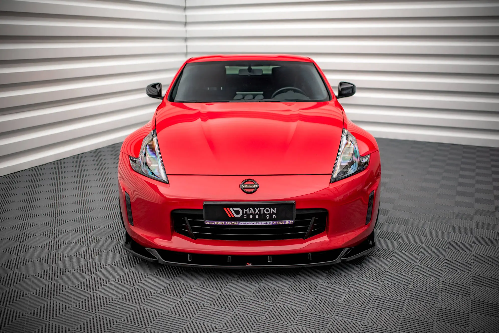 Frontspoiler Nissan 370Z Facelift 2012-2020 | V.2 Glossy Black Edition – bilde 2