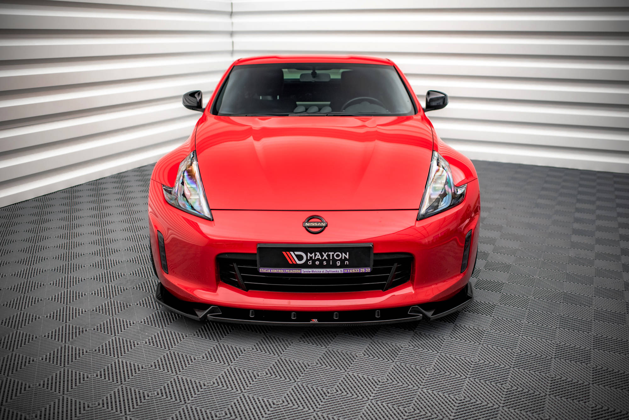 Frontspoiler Nissan 370Z Facelift 2012-2020 | V.3 Glossy Black Edition – bilde 3