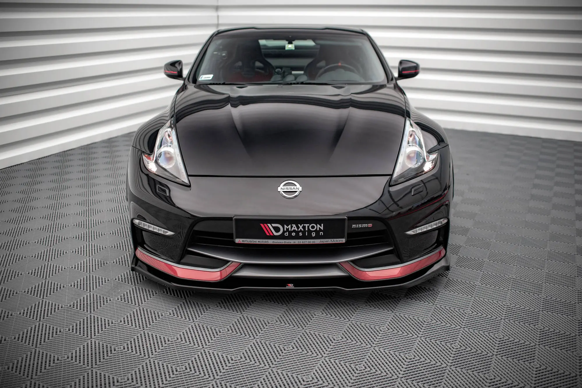 Frontspoiler Nissan 370Z Nismo Facelift 2014-2020 | V.1 Glossy Black Edition