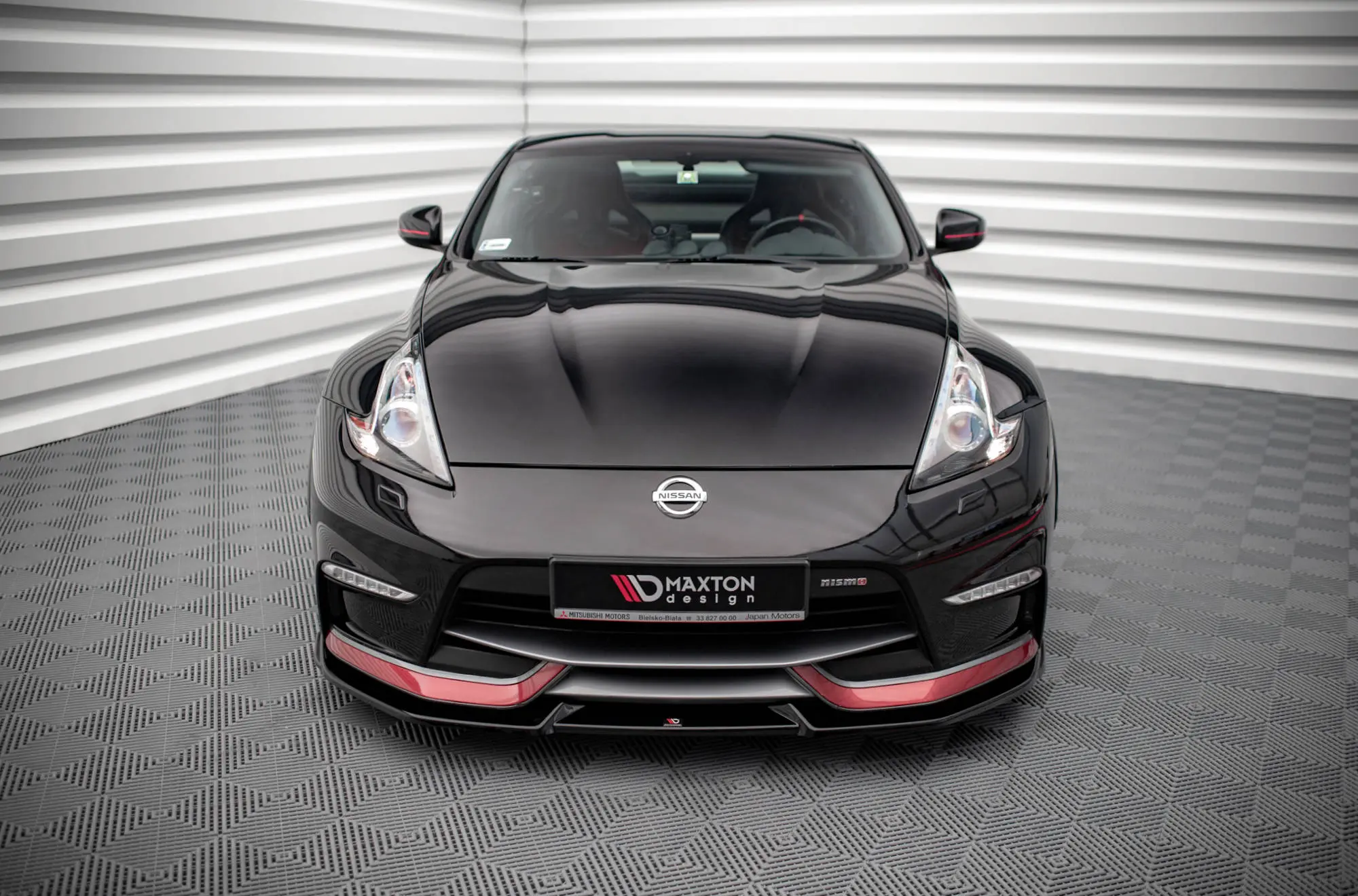 Frontspoiler Nissan 370Z Nismo Facelift 2014-2020 | V.2 Glossy Black Edition