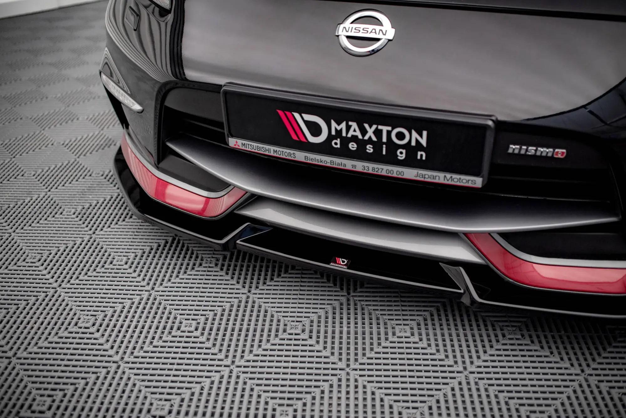 Frontspoiler Nissan 370Z Nismo Facelift 2014-2020 | V.2 Glossy Black Edition – bilde 2