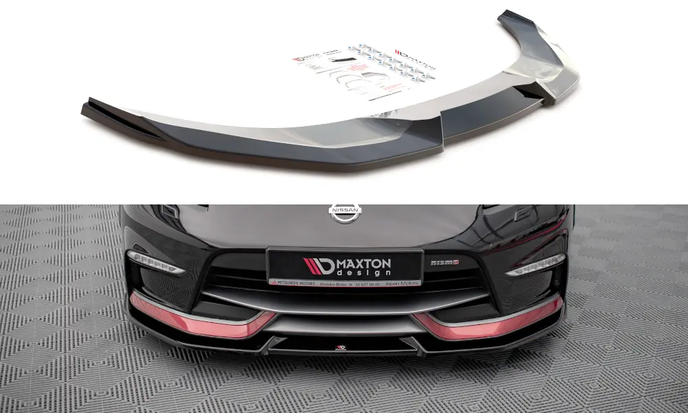 Frontspoiler Nissan 370Z Nismo Facelift 2014-2020 | V.2 Glossy Black Edition – bilde 3