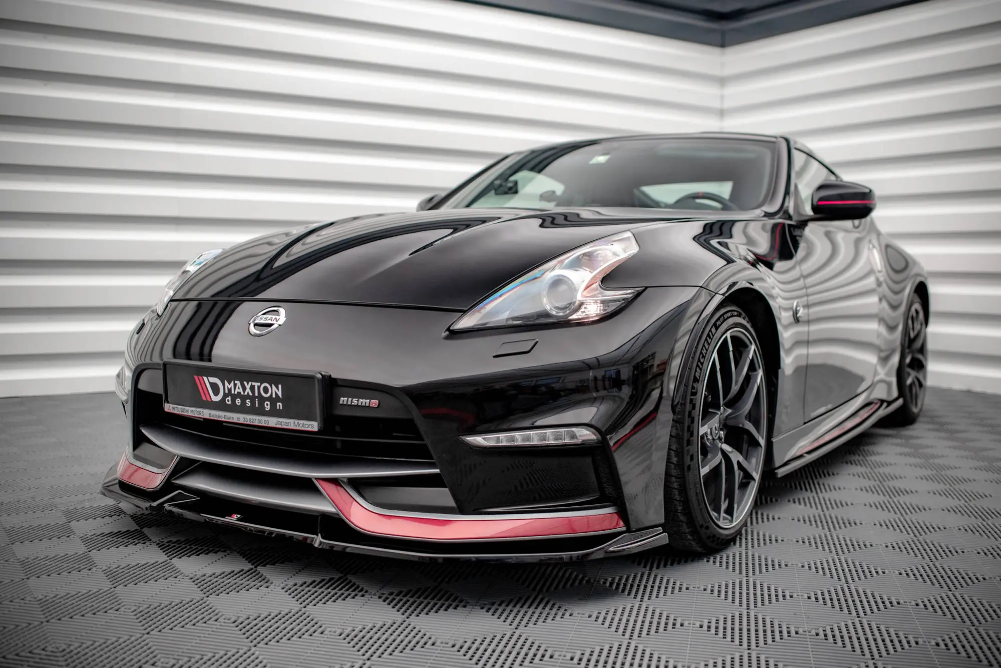Frontspoiler Nissan 370Z Nismo Facelift 2014-2020 | V.2 Glossy Black Edition – bilde 4