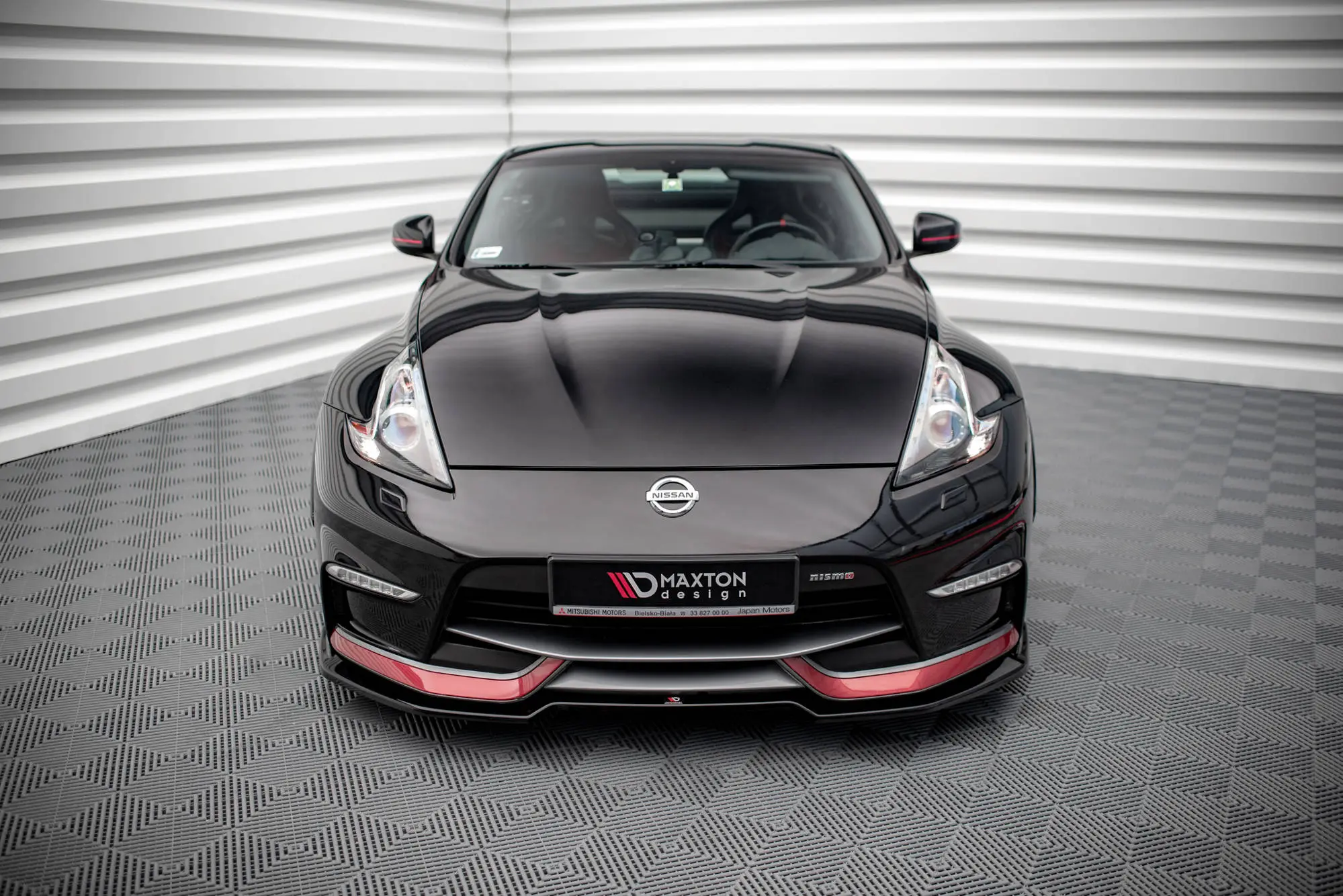 Frontspoiler Nissan 370Z Nismo Facelift 2014-2020 | V.3 Glossy Black Edition – bilde 2