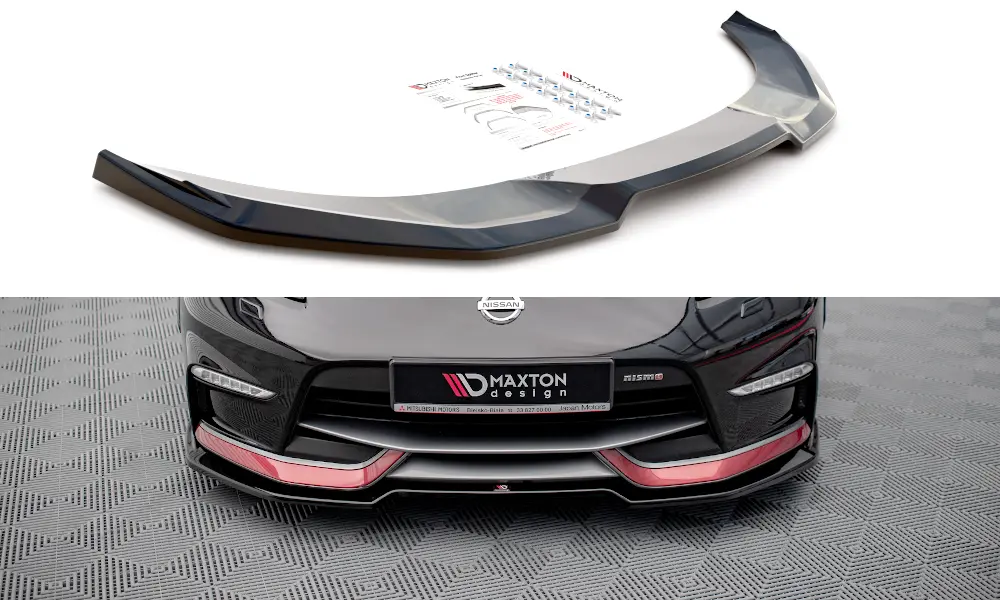 Frontspoiler Nissan 370Z Nismo Facelift 2014-2020 | V.3 Glossy Black Edition – bilde 3
