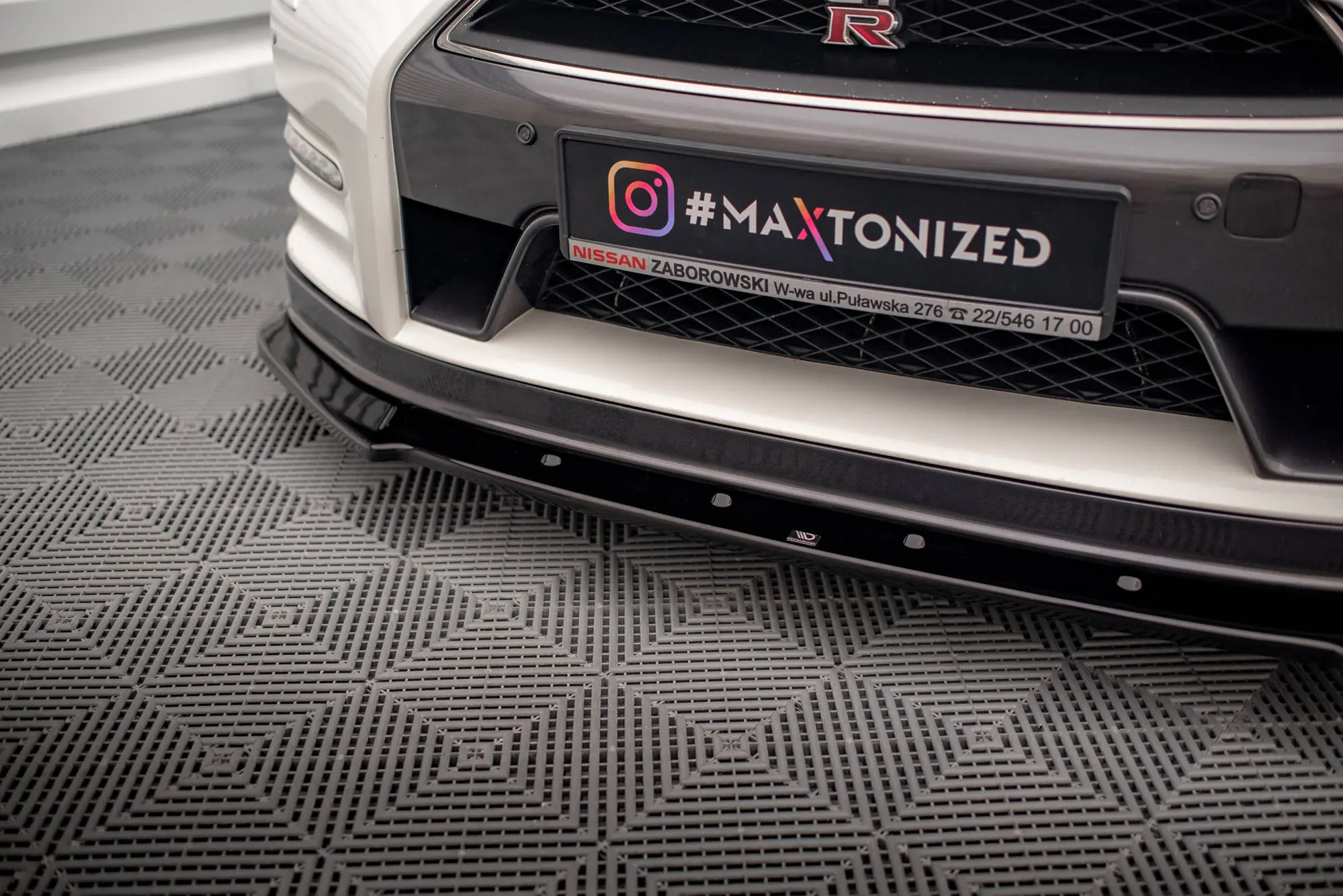 Frontspoiler Nissan GT-R R35 Facelift 2011-2016 | Glossy Black Edition