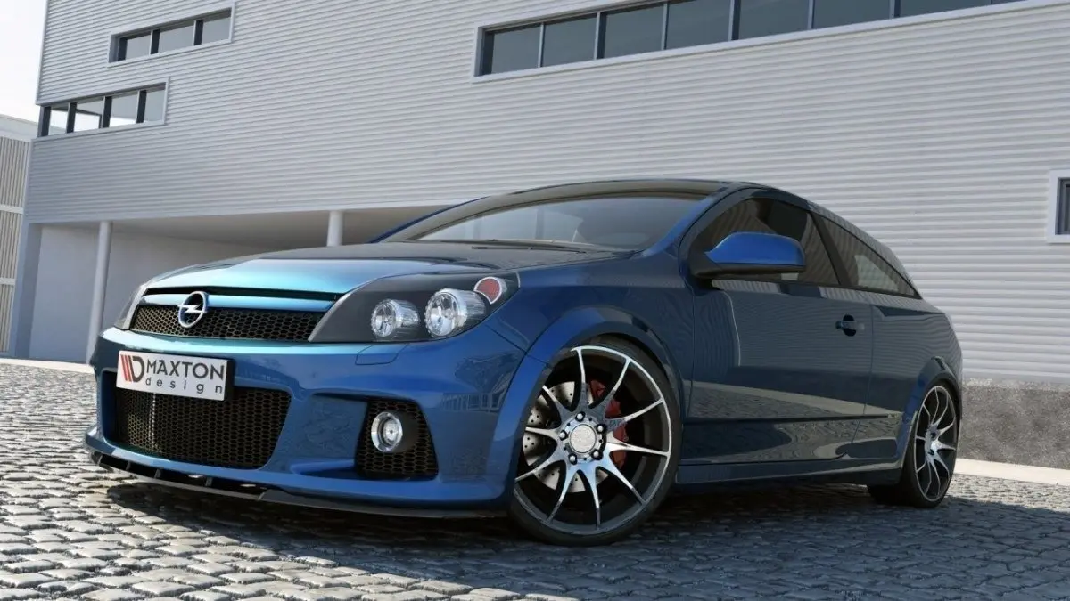Frontspoiler Opel Astra H OPC / Vauxhall Astra H VXR Nurburg 2005-2010 | Glossy Black Edition – bilde 5