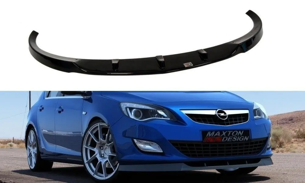 Frontspoiler Opel Astra J 2009 - 2012 | Glossy Black Edition