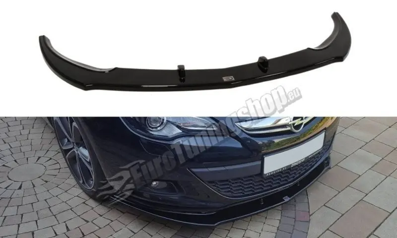 Frontspoiler Opel Astra J GTC 2011-2018 | Glossy Black Edition – bilde 2