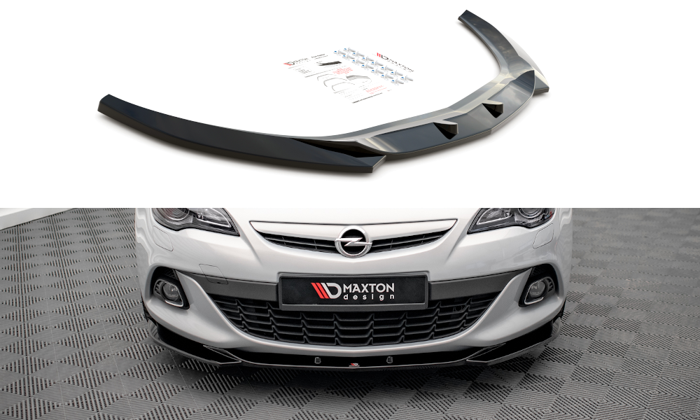 Frontspoiler Opel Astra J GTC OPC-Line 2011-2018 | V.1 Glossy Black Edition – bilde 2