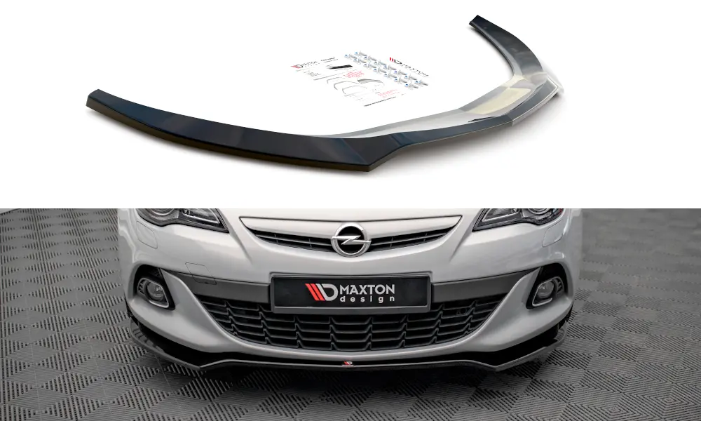 Frontspoiler Opel Astra J GTC OPC-Line 2011-2018 | V.2 Glossy Black Edition – bilde 2