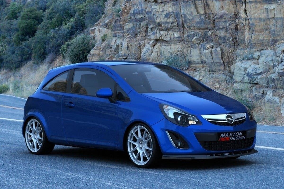 Frontspoiler Opel Corsa D Facelift 2011-2014 | Glossy Black Edition