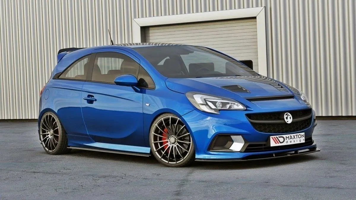 Frontspoiler Opel Corsa E OPC / Vauxhall Corsa E VXR 2015-2019 | Glossy Black Edition – bilde 4