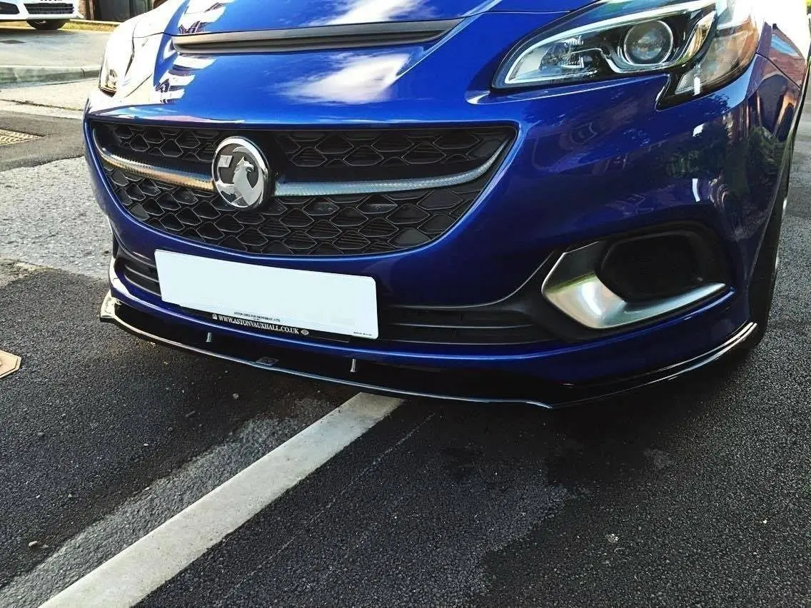Frontspoiler Opel Corsa E OPC / Vauxhall Corsa E VXR 2015-2019 | Glossy Black Edition – bilde 5