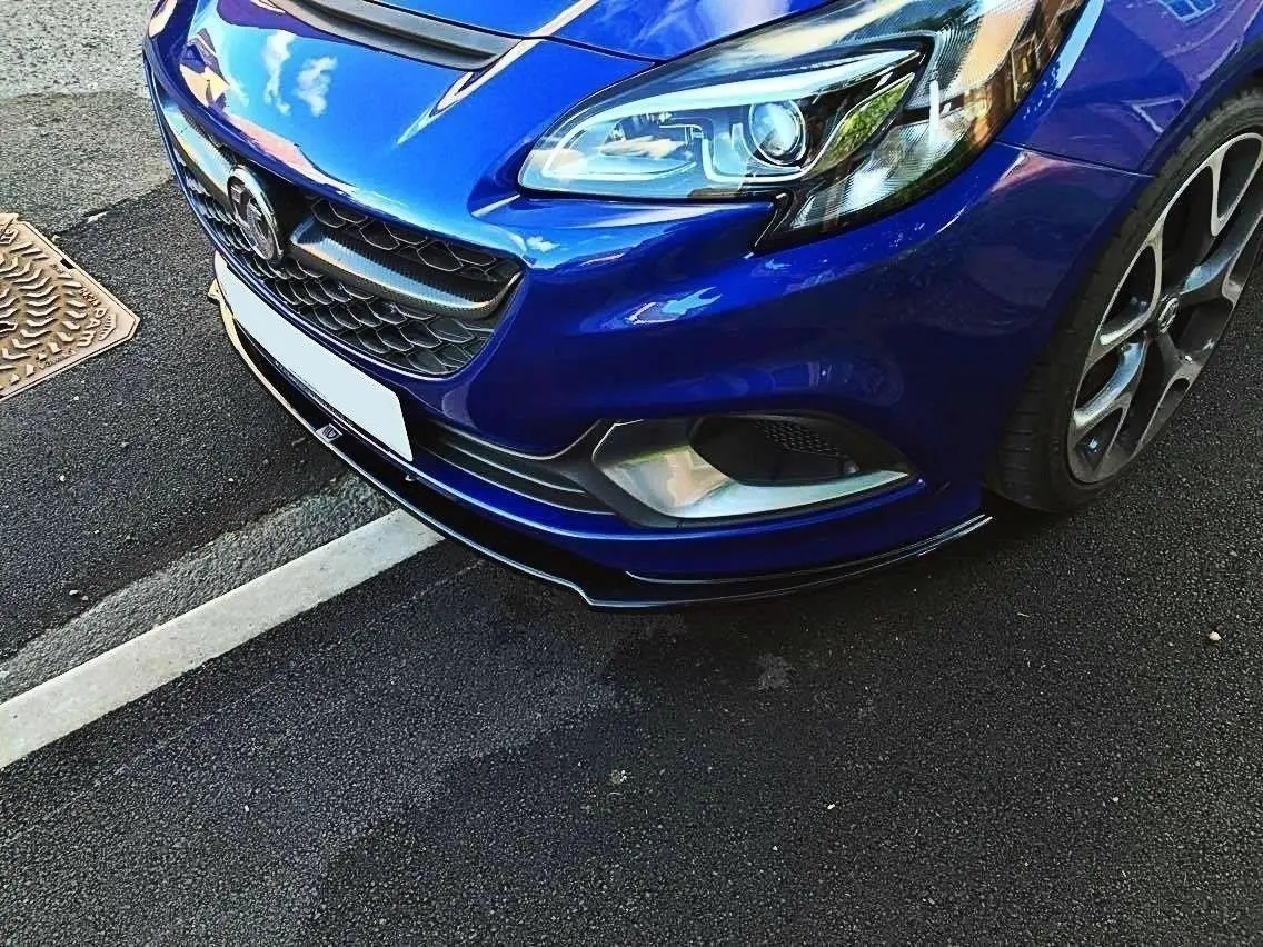 Frontspoiler Opel Corsa E OPC / Vauxhall Corsa E VXR 2015-2019 | Glossy Black Edition – bilde 6