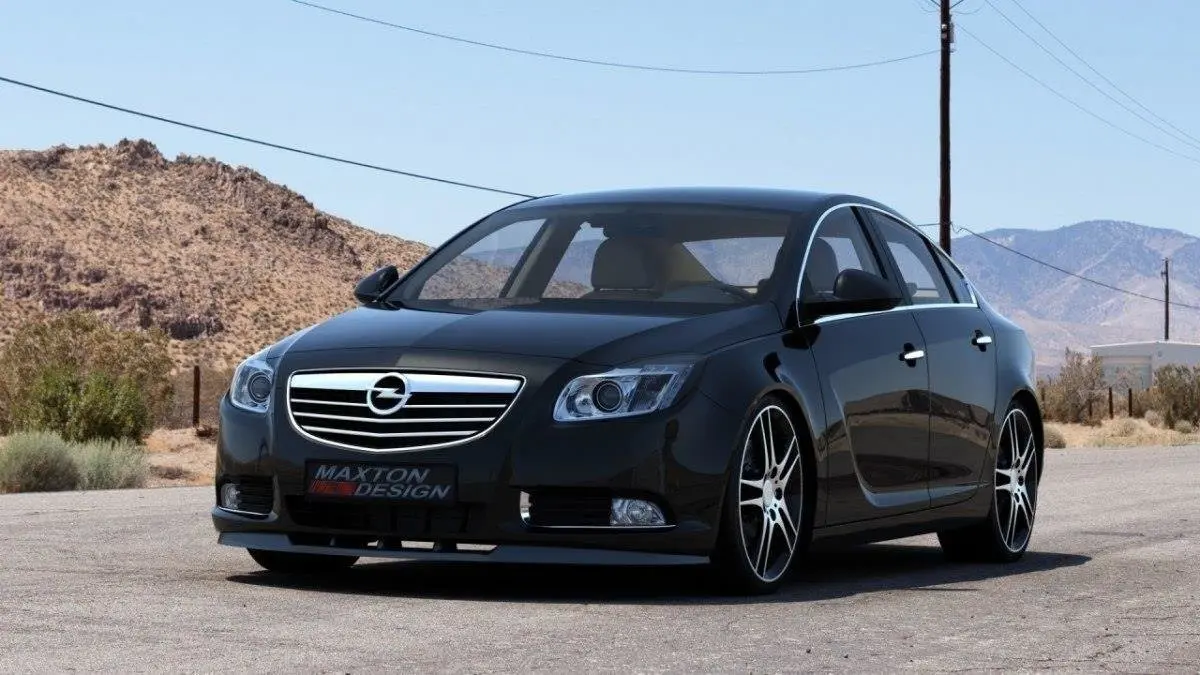 Frontspoiler Opel Insignia A 2008 - 2013 |  Glossy Black Edition