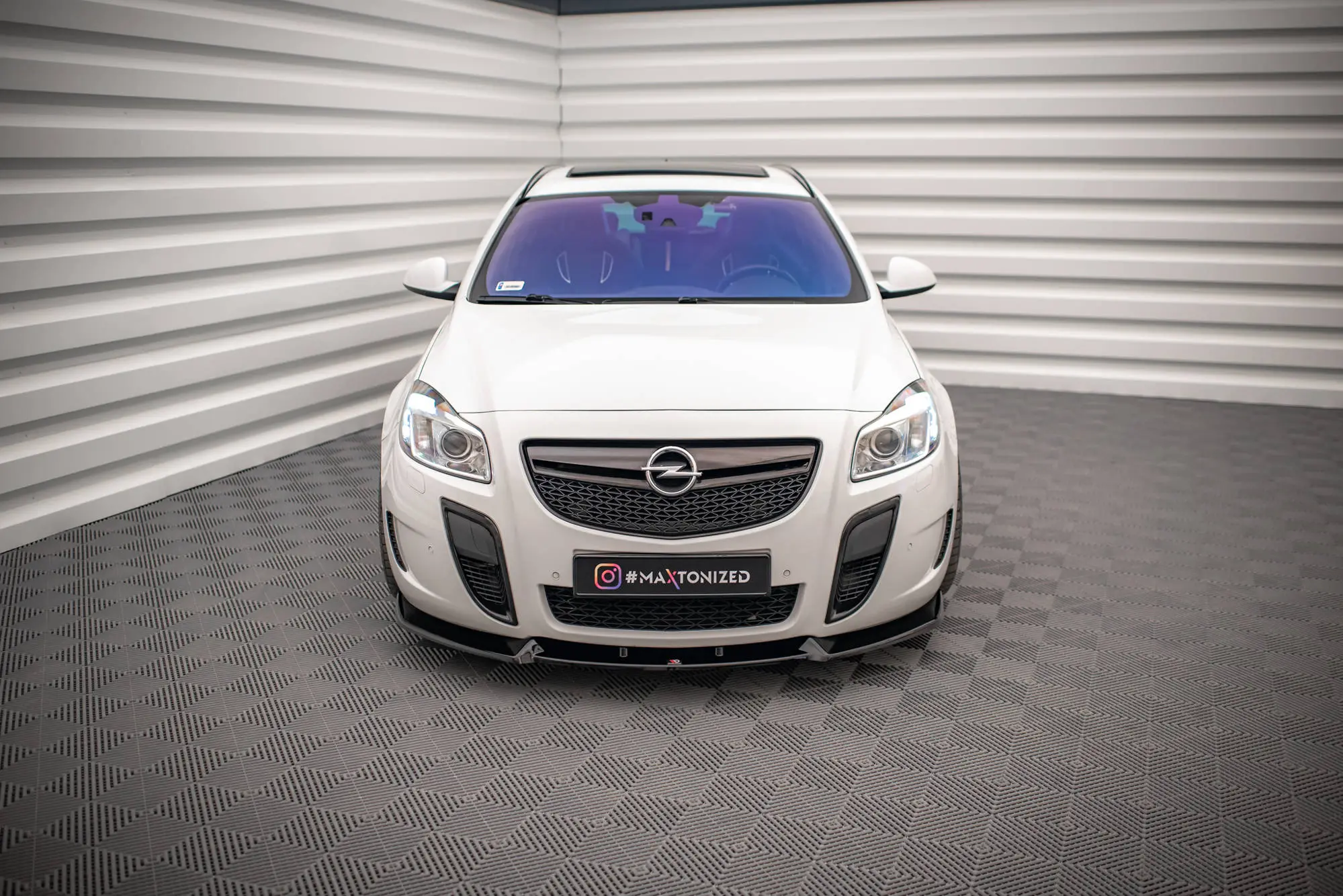 Frontspoiler Opel Insignia I OPC 2009-2013 | V.2 Glossy Black Edition – bilde 2