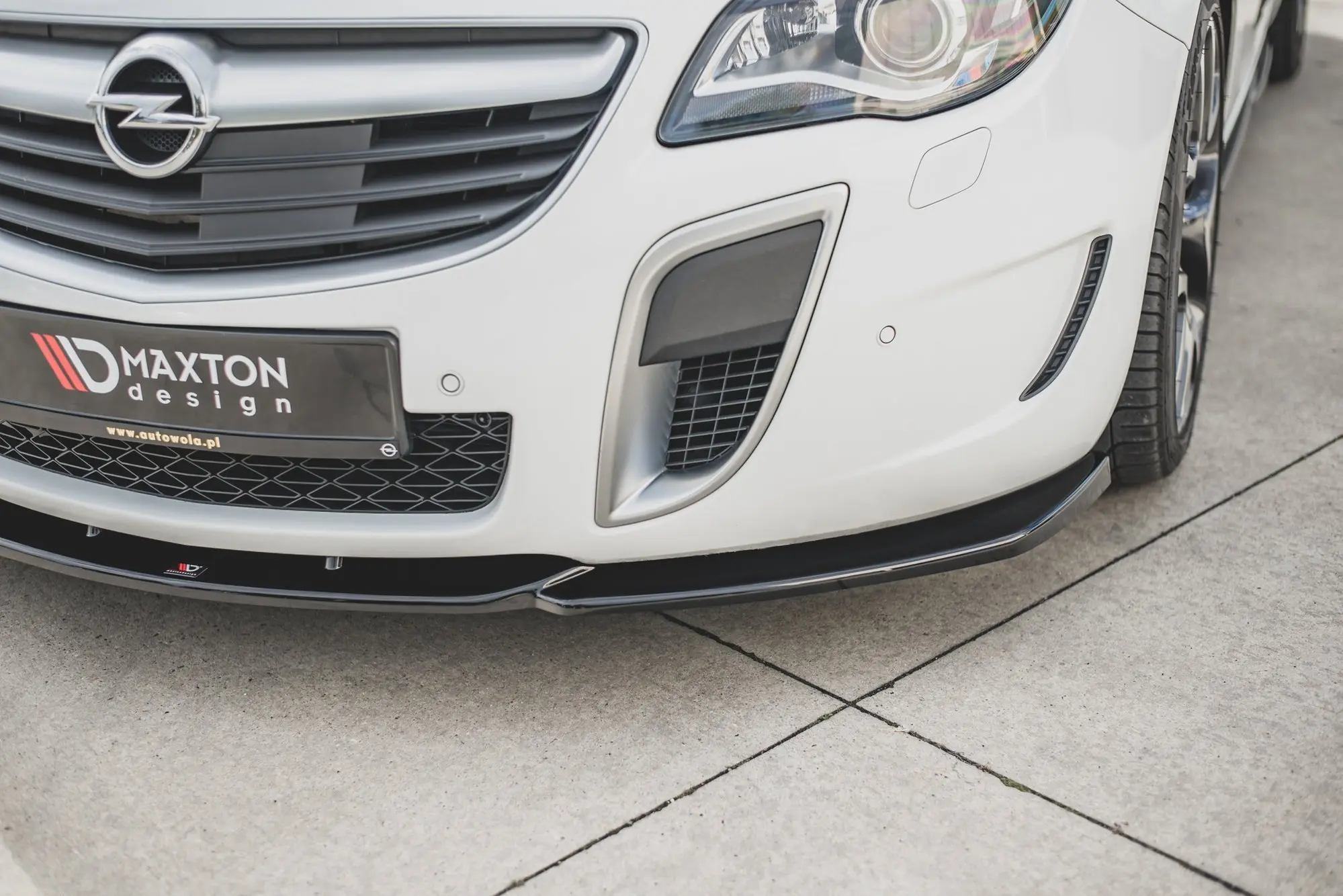 Frontspoiler Opel Insignia I OPC Facelift 2013-2017 | V.2 Glossy Black Edition – bilde 4