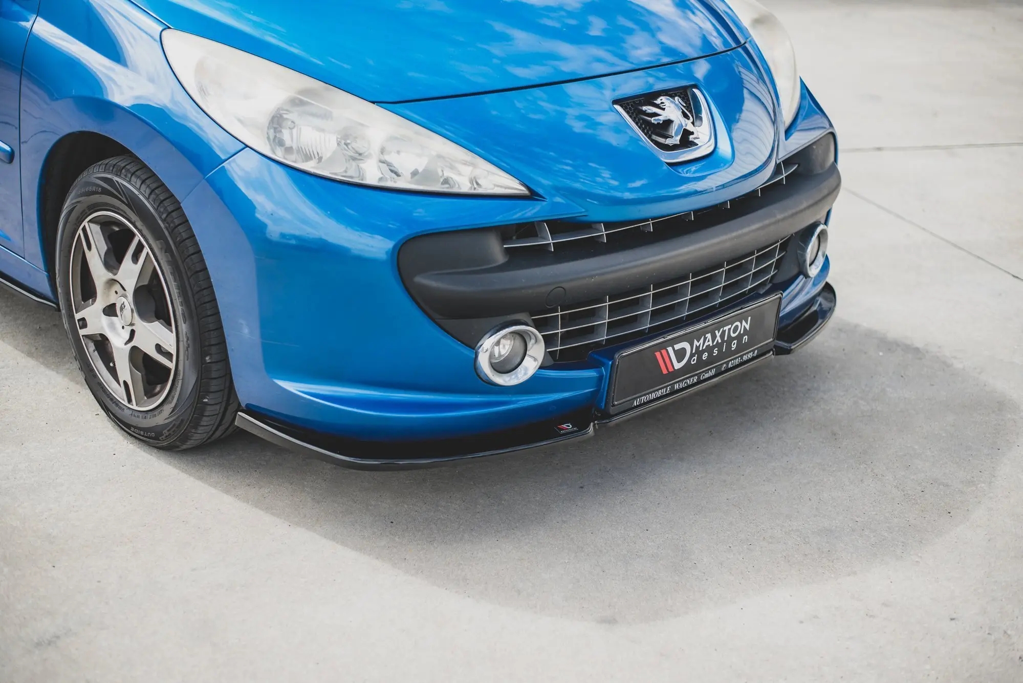 Frontspoiler Peugeot 207 Sporty 2006-2009 | Glossy Black Edition