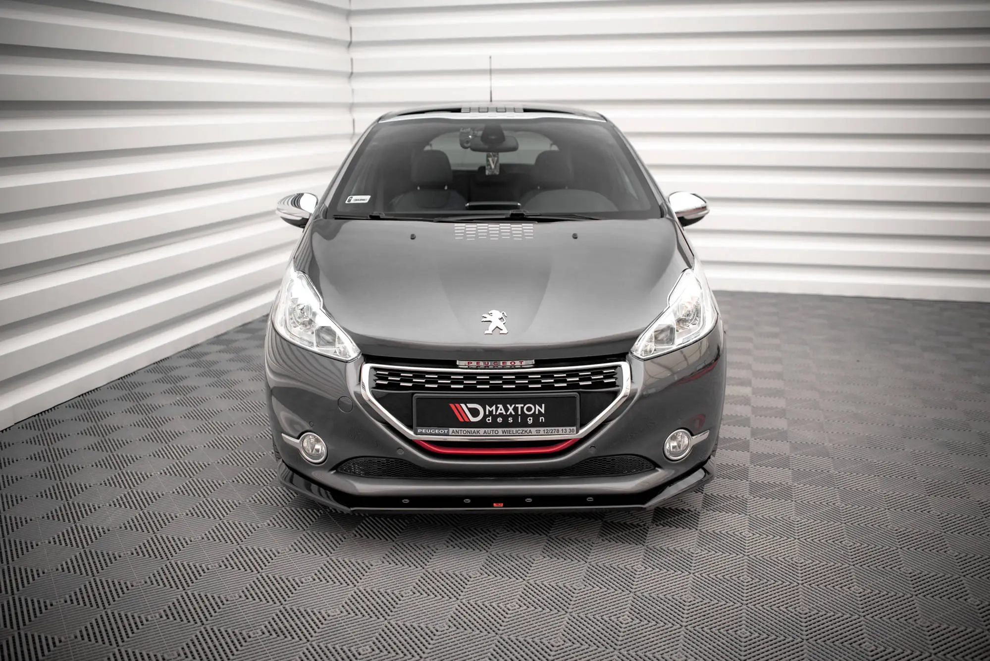 Frontspoiler Peugeot 208 I GTi 2012 - 2015 | V.2 Glossy Black Edition – bilde 2