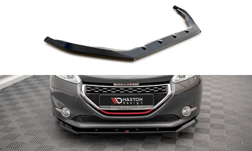 Frontspoiler Peugeot 208 I GTi 2012 - 2015 | V.2 Glossy Black Edition – bilde 3