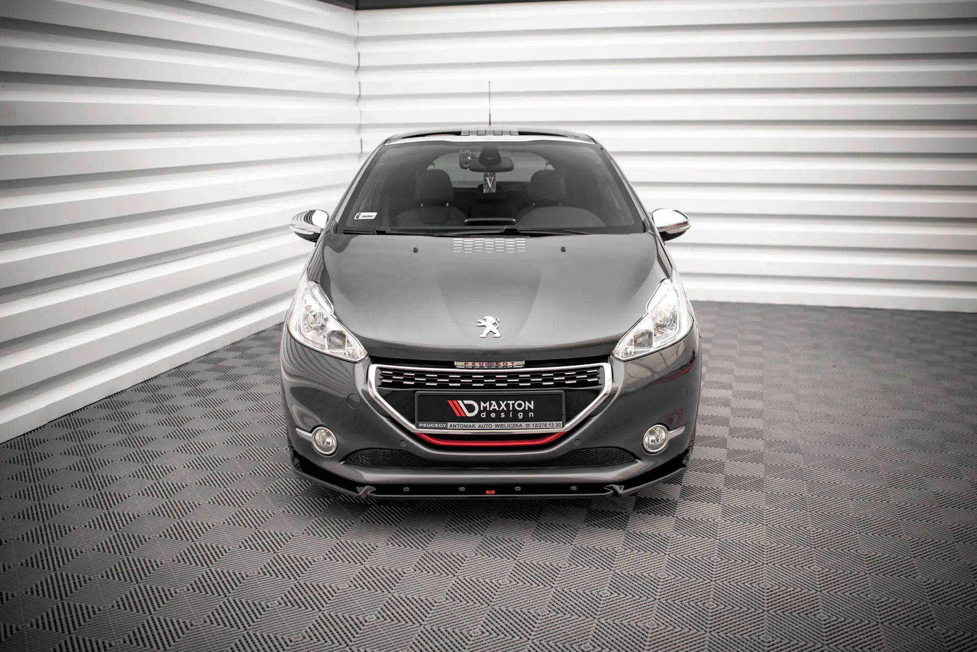 Frontspoiler Peugeot 208 I GTI 2012 - 2015 | V.2 Glossy Black Edition – bilde 2