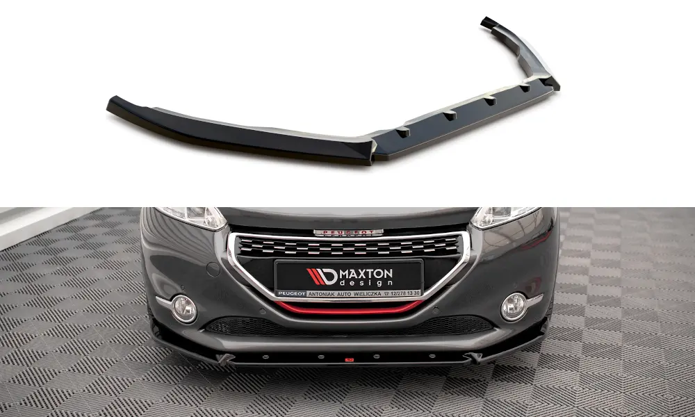 Frontspoiler Peugeot 208 I GTI 2012 - 2015 | V.2 Glossy Black Edition – bilde 3