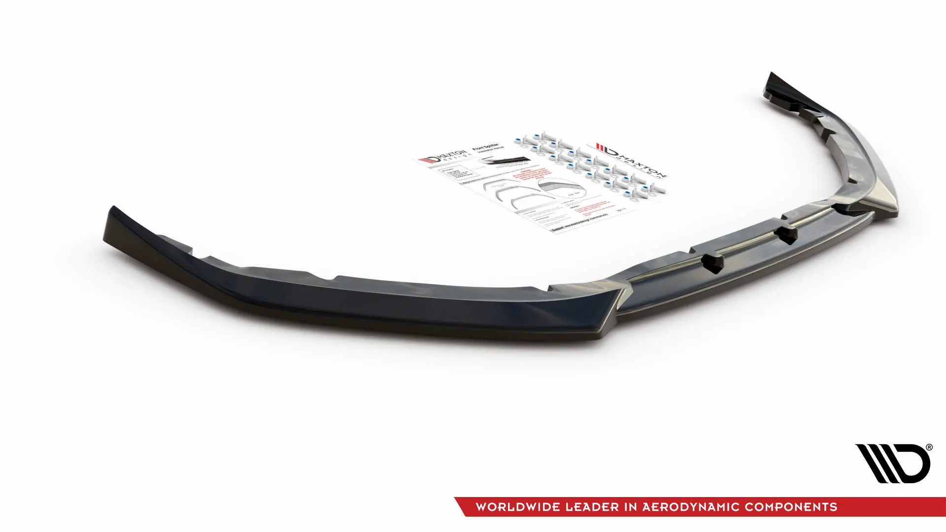 Frontspoiler Peugeot 208 II / Peugeot e-208 2019 -> | V.2 Glossy Black Edition – bilde 4