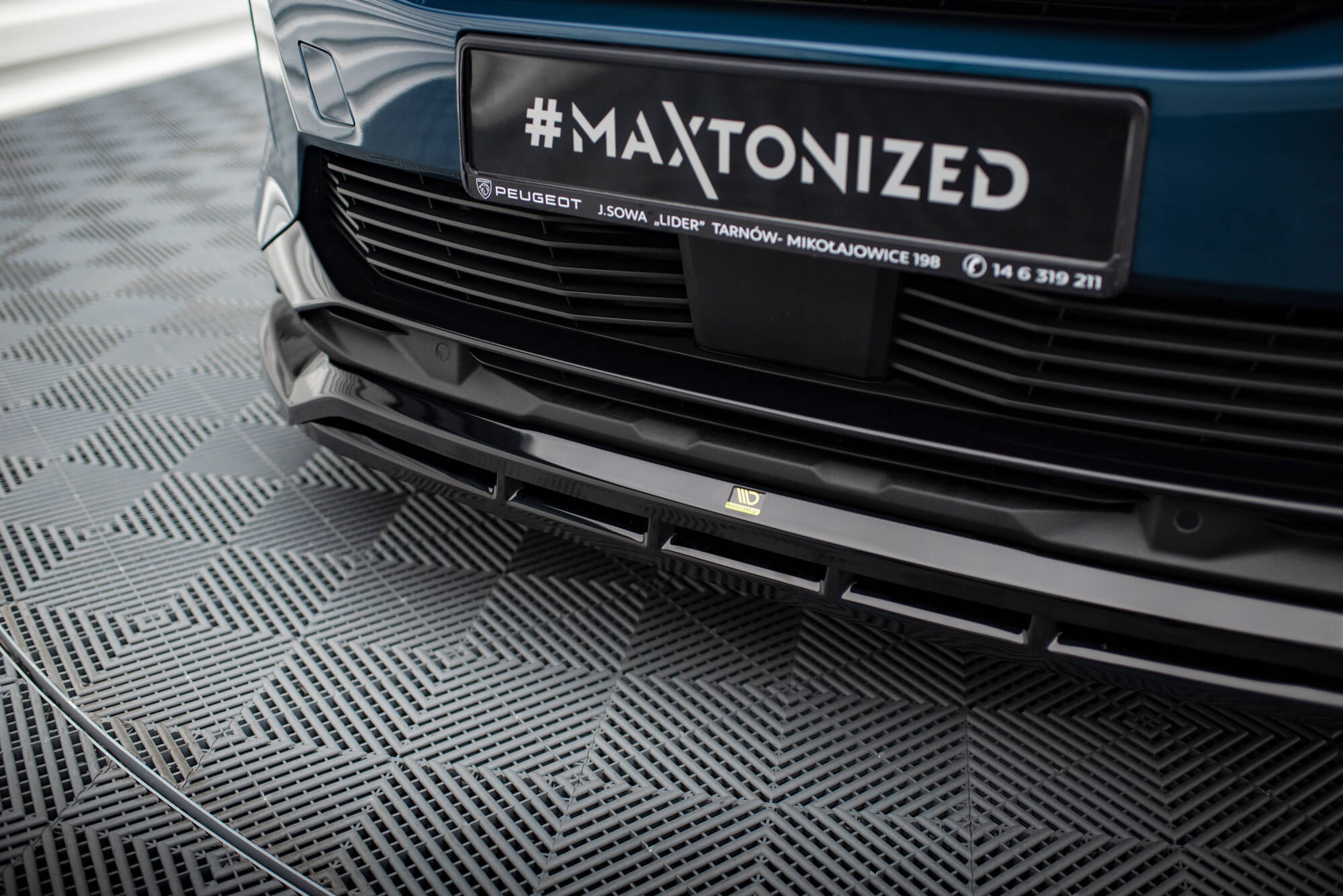 Frontspoiler Peugeot 3008 GT-Line II Facelift 2020 - 2024 | Sport Glossy Black Edition – bilde 3