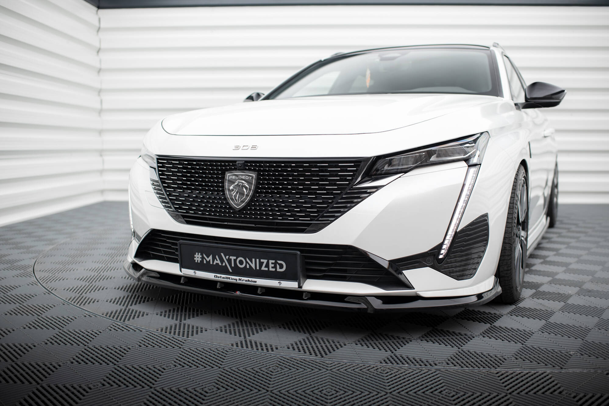 Frontspoiler Peugeot 308 GT SW III 2021 -> | Sport Glossy Black Edition