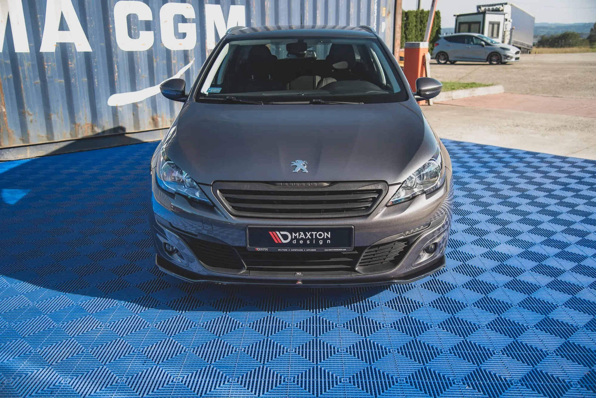 Frontspoiler Peugeot 308 II Facelift 2017 - 2021 | V.1 Glossy Black Edition