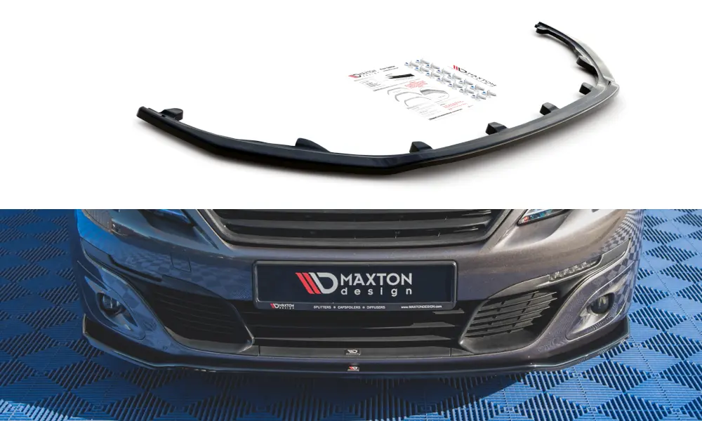 Frontspoiler Peugeot 308 II Facelift 2017 - 2021 | V.1 Glossy Black Edition – bilde 2