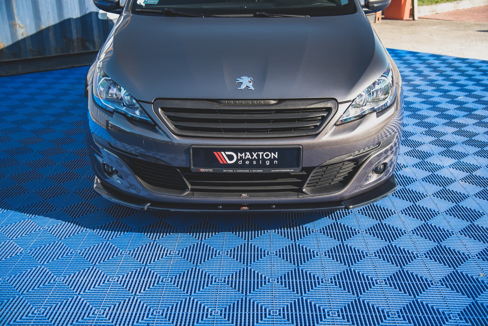 Frontspoiler Peugeot 308 II Facelift 2017 - 2021 | V.2 Glossy Black Edition
