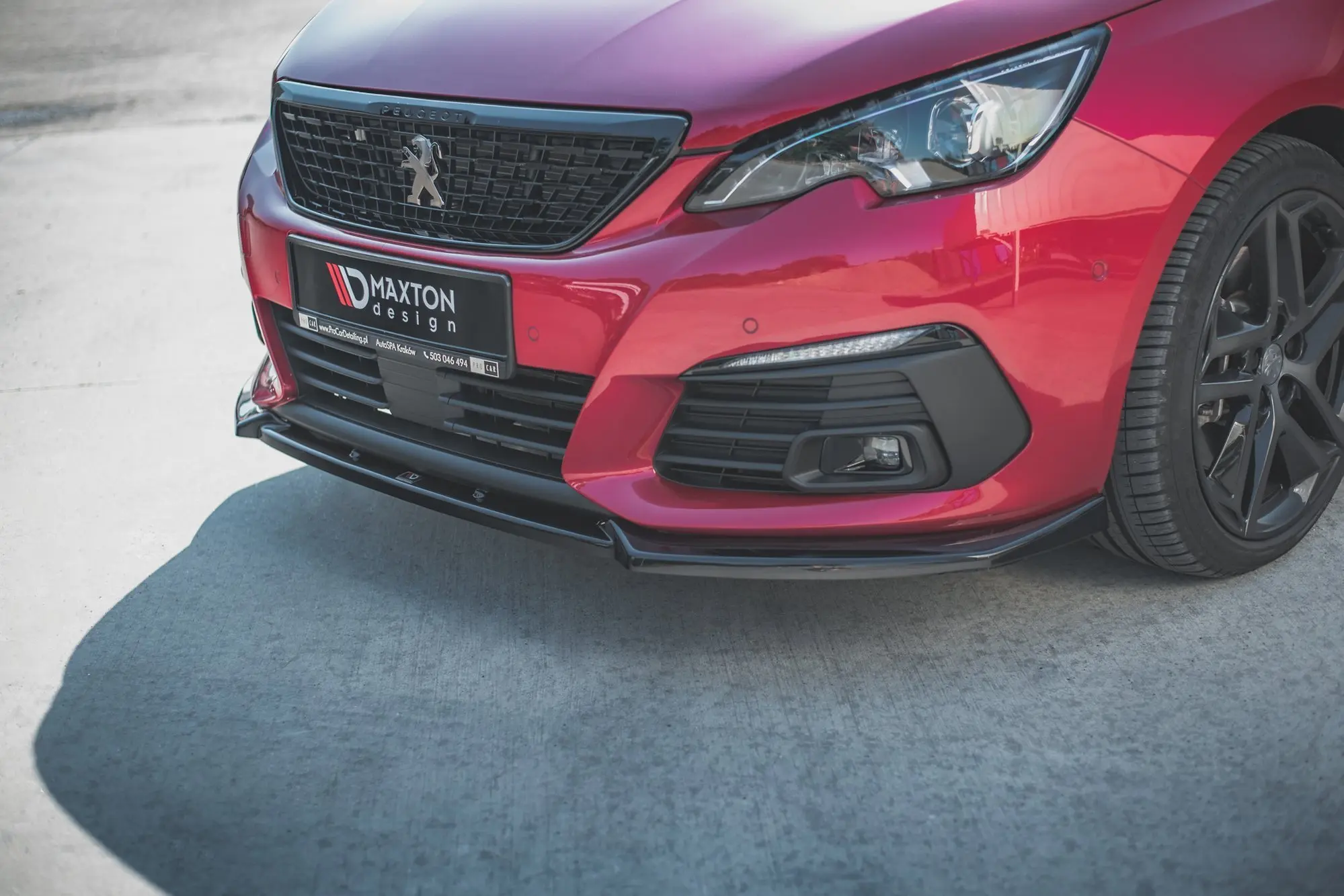 Frontspoiler Peugeot 308 II GT Facelift 2017-2021 | V.1 Glossy Black Edition