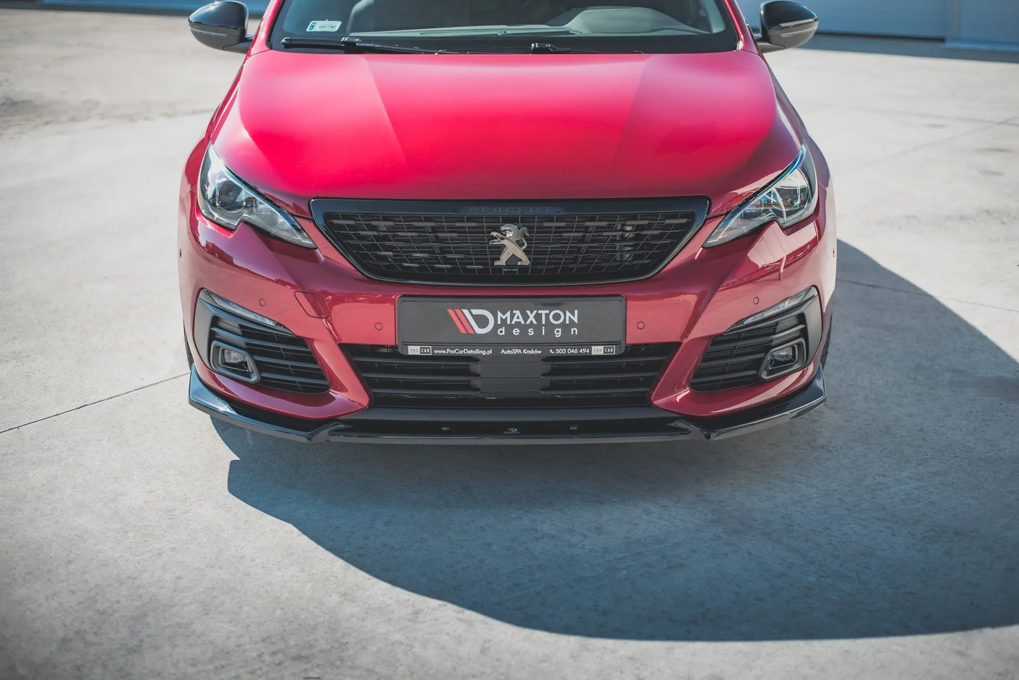 Frontspoiler Peugeot 308 II GT Facelift 2017-2021 | V.1 Glossy Black Edition – bilde 2