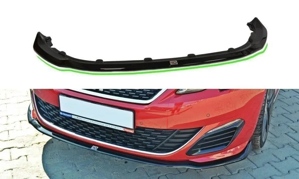 Frontspoiler Peugeot 308 II GTi 2015-2017 | V.1 Glossy Black Edition – bilde 2