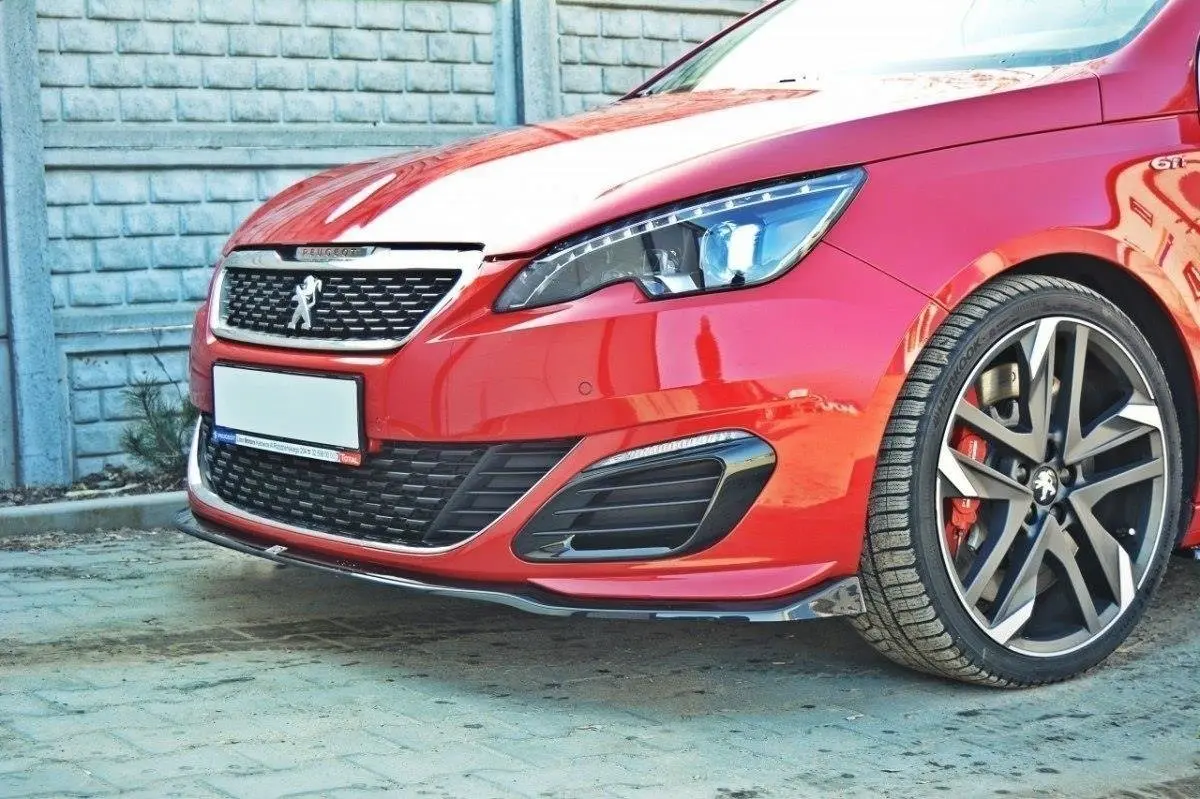 Frontspoiler Peugeot 308 II GTi 2015-2017 | V.1 Glossy Black Edition – bilde 3